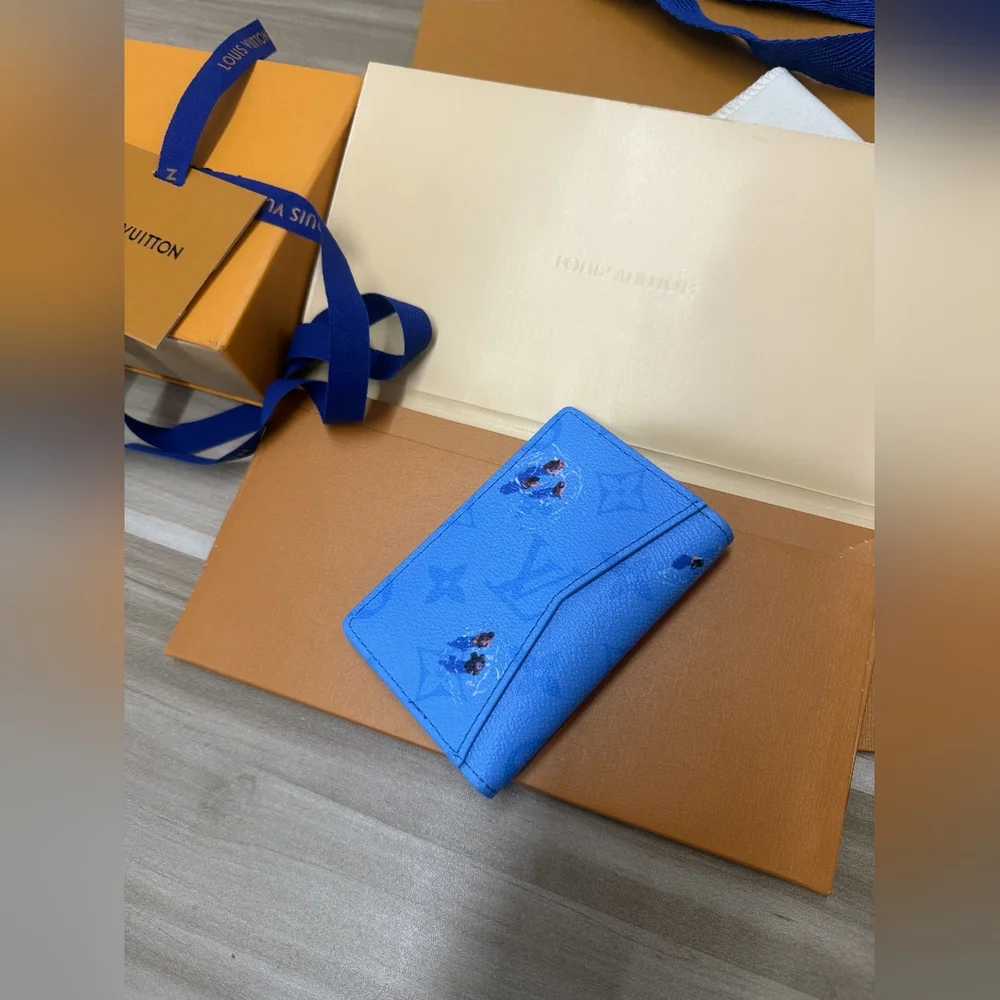 Louis Vuitton Pocket Organizer Blue - Picture 4 of 14